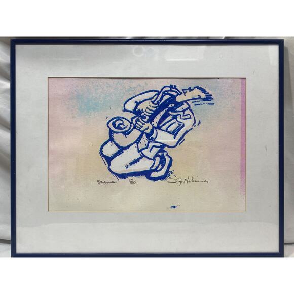 R.J. HOHIMER SIGNED SILKSCREEN SERIGRAPH Saxman Limited Signed Numbered - Picture 5 of 9